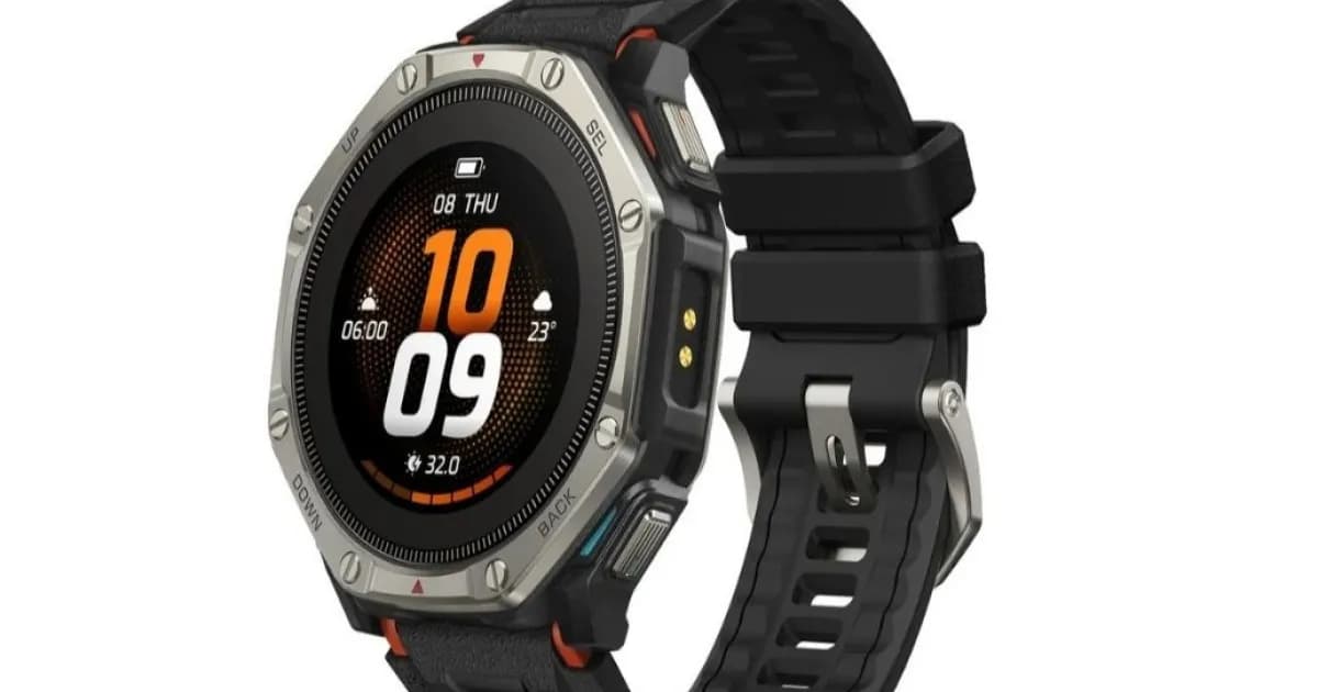 Amazfit T-Rex Dual Solar dengan panel surya ganda di sisi depan dan belakang
