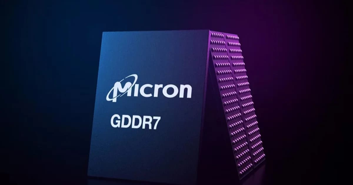 Chip memori GDDR7 Micron yang dihentikan produksinya untuk varian 2GB