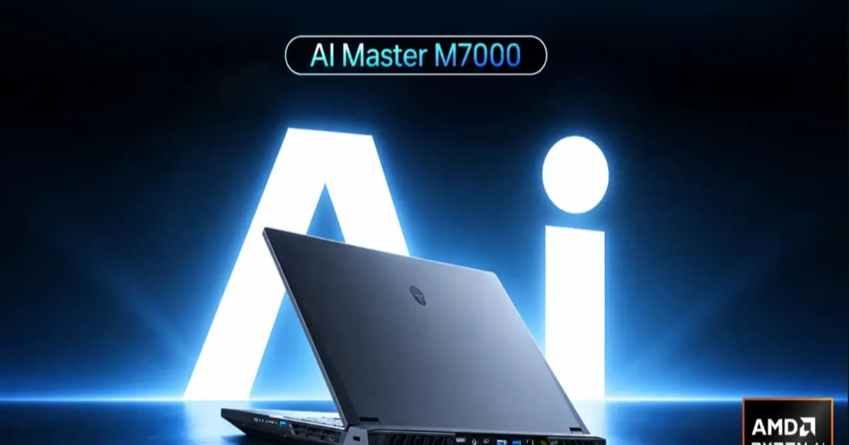 Thunderobot AI Master M7000 workstation mobile 16 inci dengan prosesor AMD Ryzen AI Max+ 395