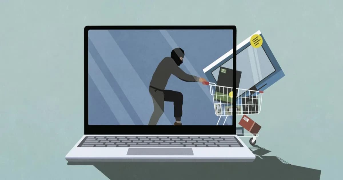 Ilustrasi kebocoran data pada toko online Asus eShop yang berdampak pada data pesanan pelanggan