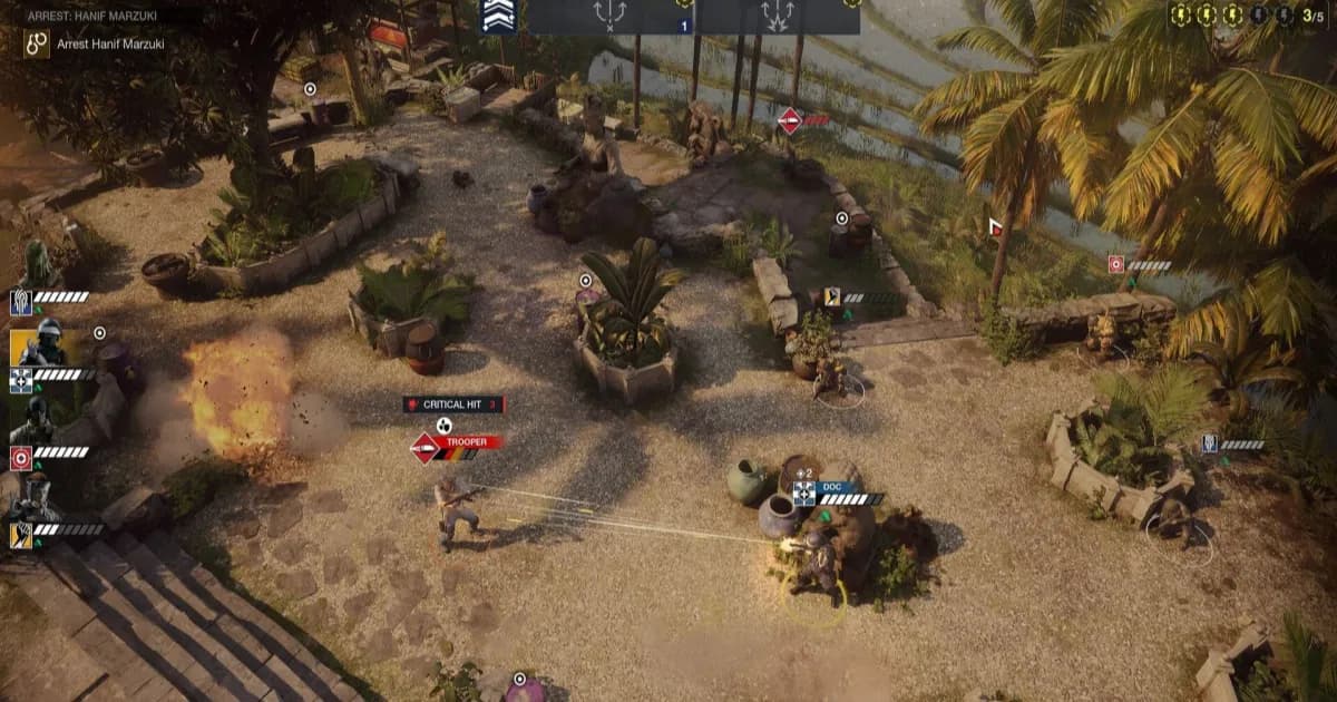 Game director Rainbow Six Tactics Martial Potron dalam wawancara mengenai desain level taktis
