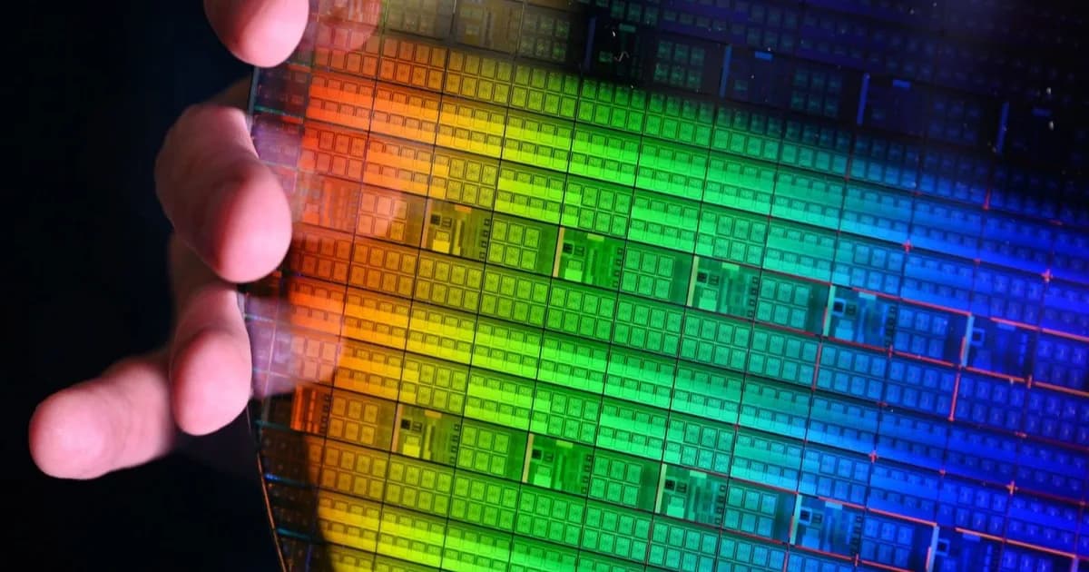 Ilustrasi paten Intel untuk penyematan MicroLED di dalam paket CPU