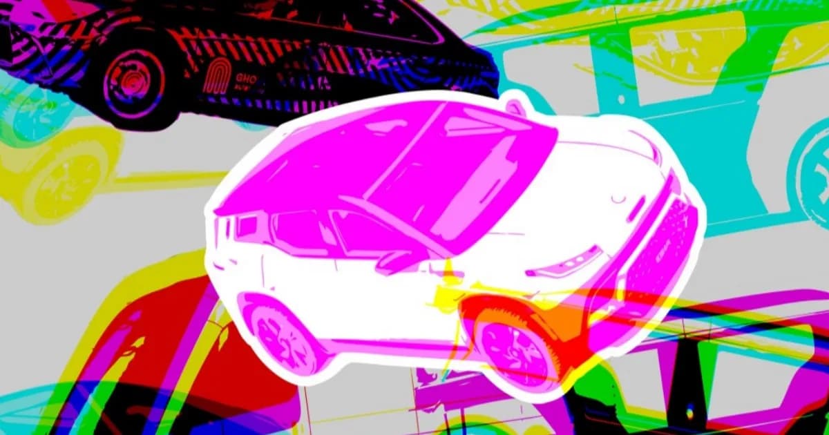 Ilustrasi mobil terhubung mengirim data pribadi ke pihak ketiga
