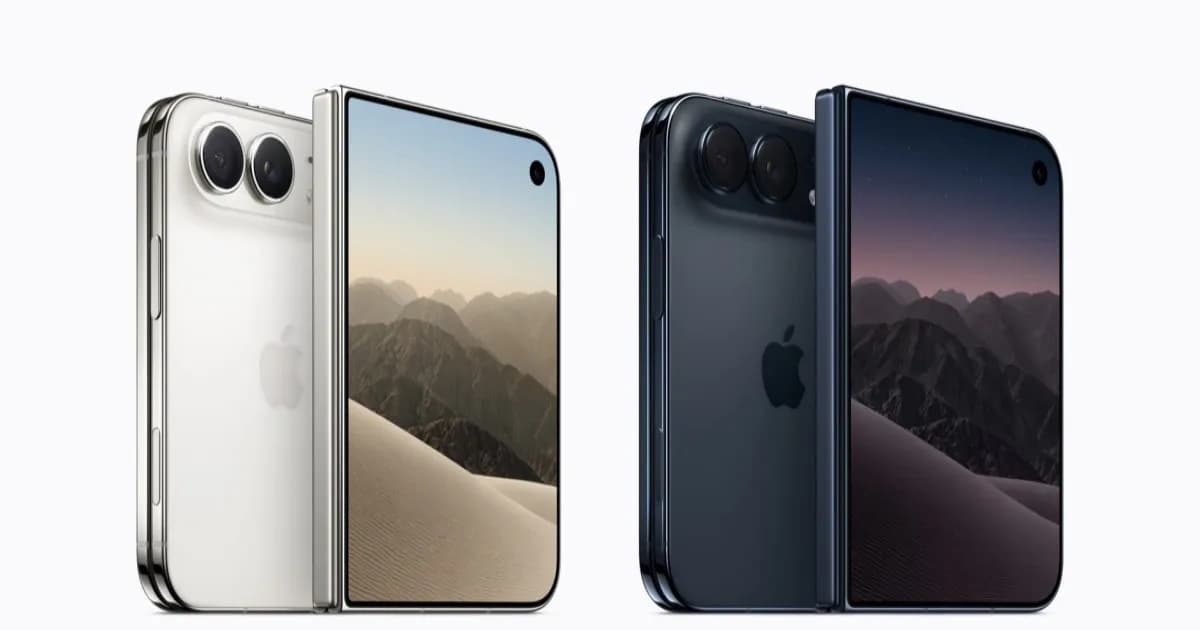iPhone Duo, ponsel lipat pertama dari Apple dengan layar besar dan engsel titanium
