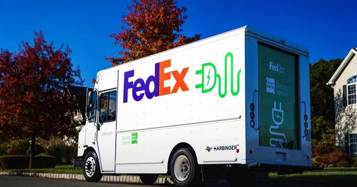 Truk listrik Harbinger Class 5 dan Class 6 yang dipesan FedEx untuk armada pengiriman