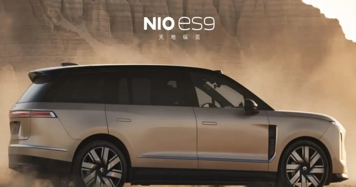 NIO ES9 flagship SUV yang diluncurkan pada 2026 sebagai penopang pengiriman kuartal ketiga NIO