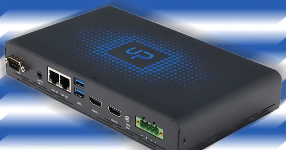 Aaeon UP Xtreme PTL Edge Air mini PC fanless dengan pendingin AirJet