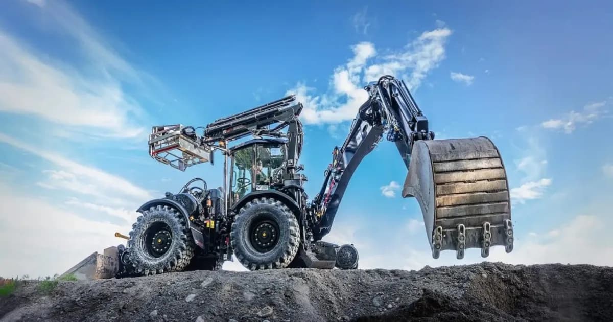 HUDDIG 1370 TIGON G2, wheel loader hybrid dengan baterai 61 kWh dan regenerative braking
