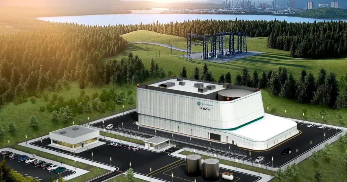 Reaktor modular kecil BWRX-300 milik GE Vernova Hitachi di lokasi Clinch River, Tennessee