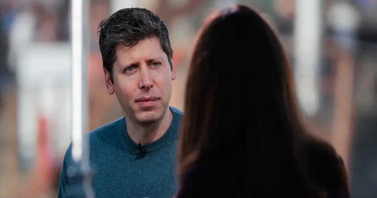 Sam Altman CEO OpenAI dalam wawancara televisi terkait kontroversi ChatGPT dan kasus kesehatan mental pengguna
