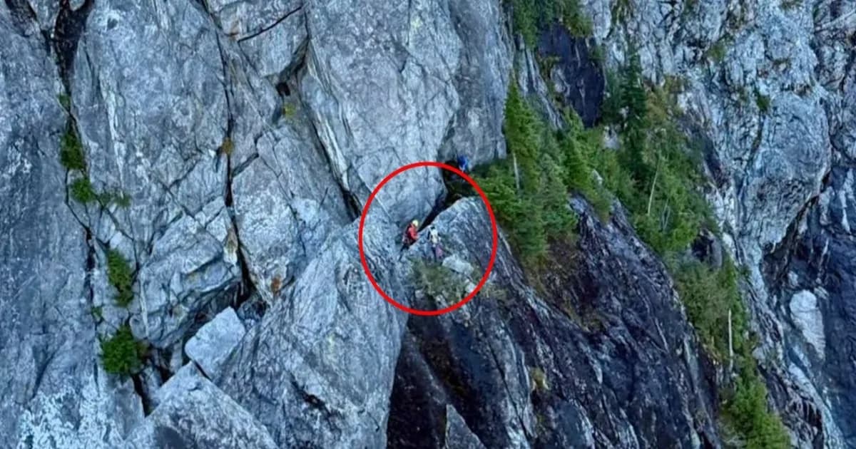 Tim penyelamat North Shore Rescue mengevakuasi remaja dari tebing curam Widowmaker di Crown Mountain, British Columbia, setelah Claude AI menuntunnya keluar jalur pendakian.