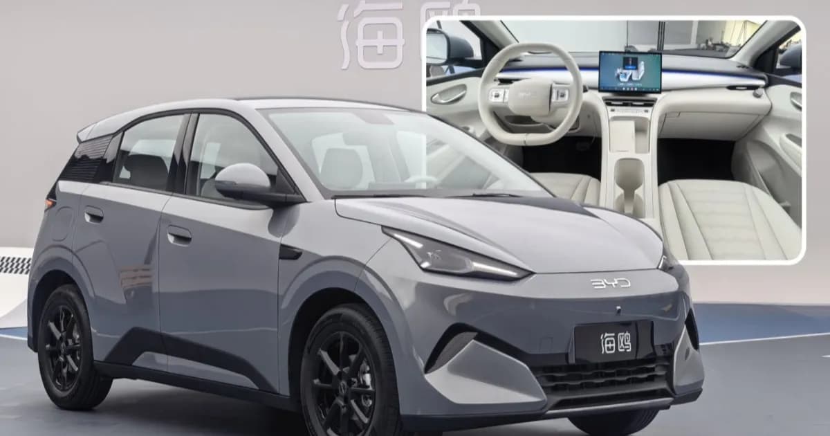 Tampilan eksterior BYD Seagull generasi kedua yang lebih besar dan siap bersaing di pasar China