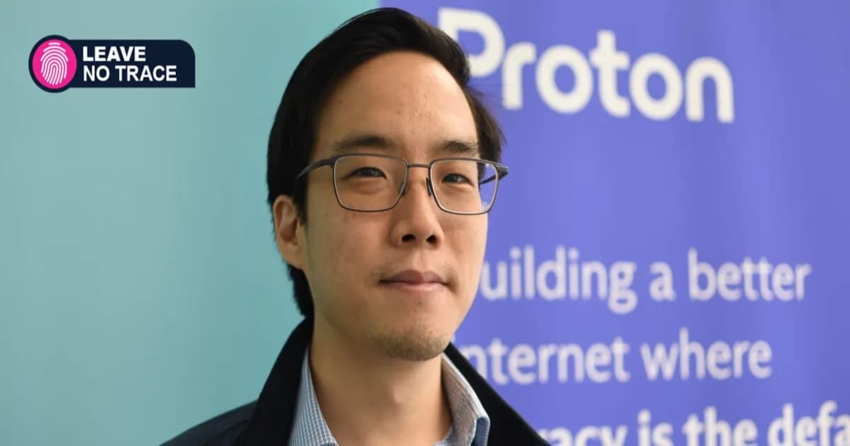 Headshot of Proton's Founder Andy Yen in the Geneva office