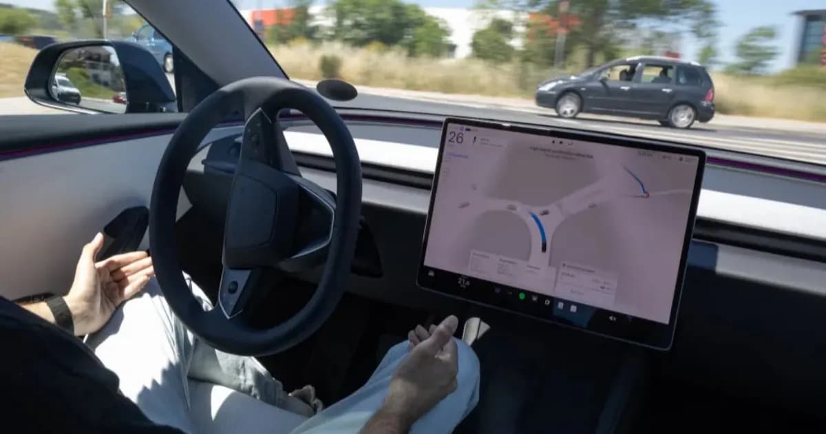 Ilustrasi Tesla Assisted Driving, nama baru sistem bantuan pengemudi Tesla di Eropa