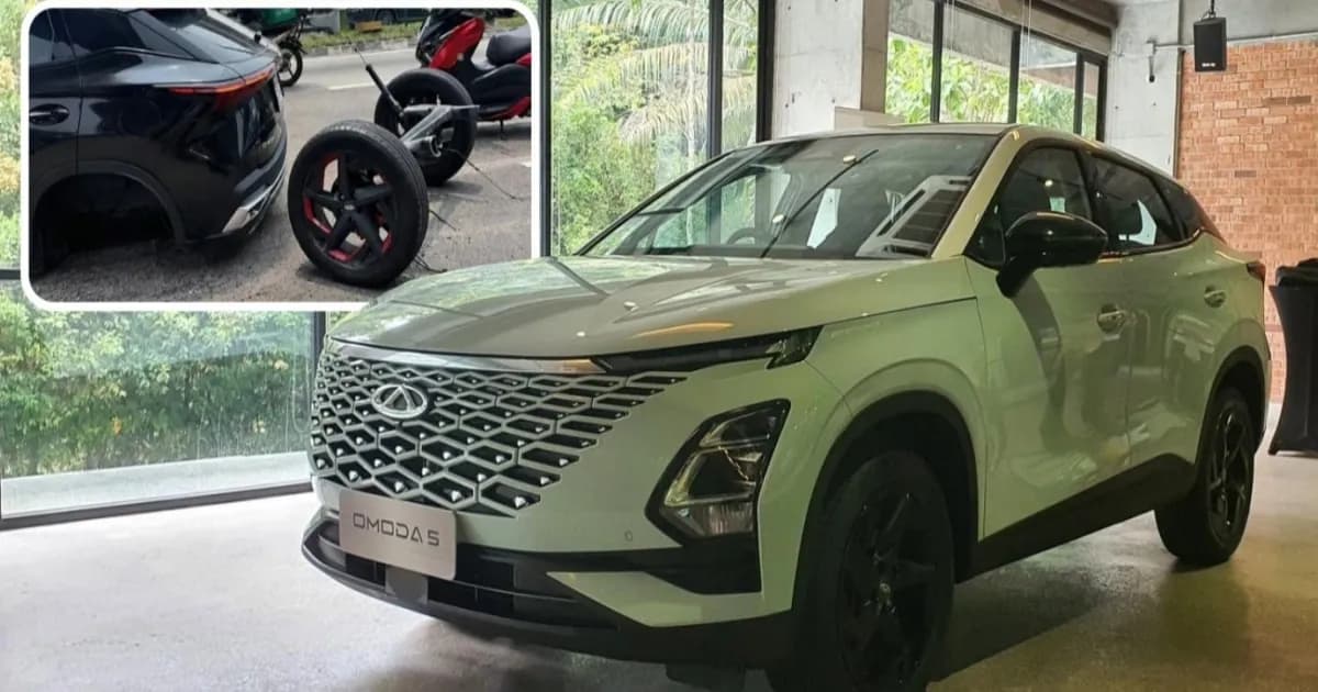 Chery recall 8.878 unit Omoda C5 di Malaysia akibat poros belakang terlepas