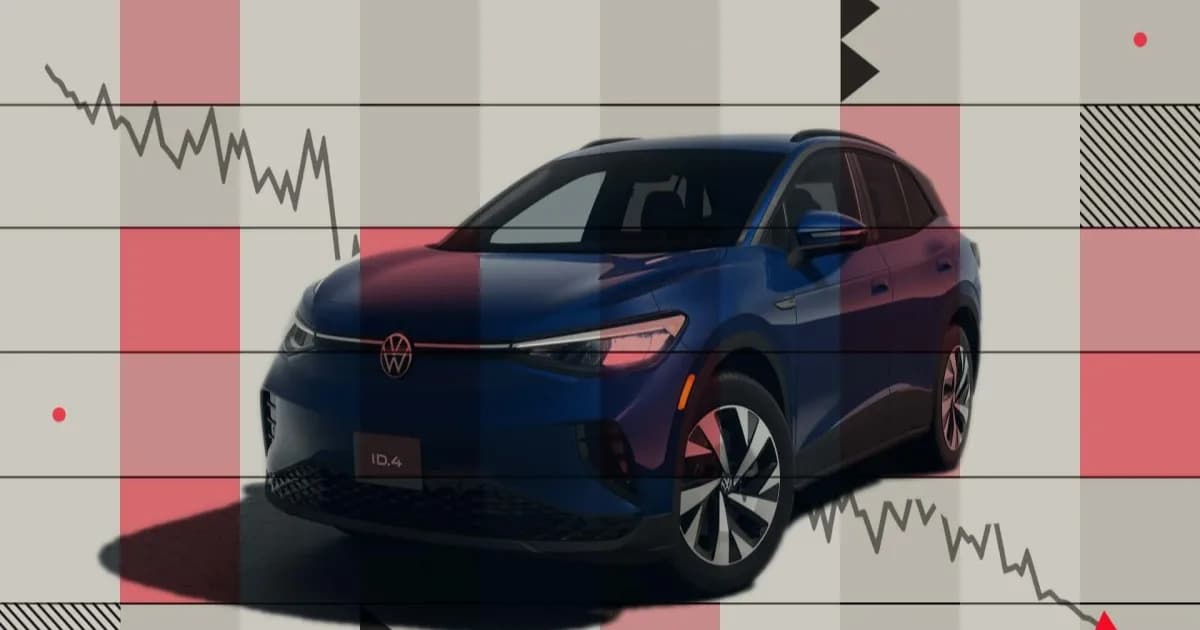 Volkswagen ID. Buzz dan ID.4 listrik terparkir di dealer Amerika Serikat