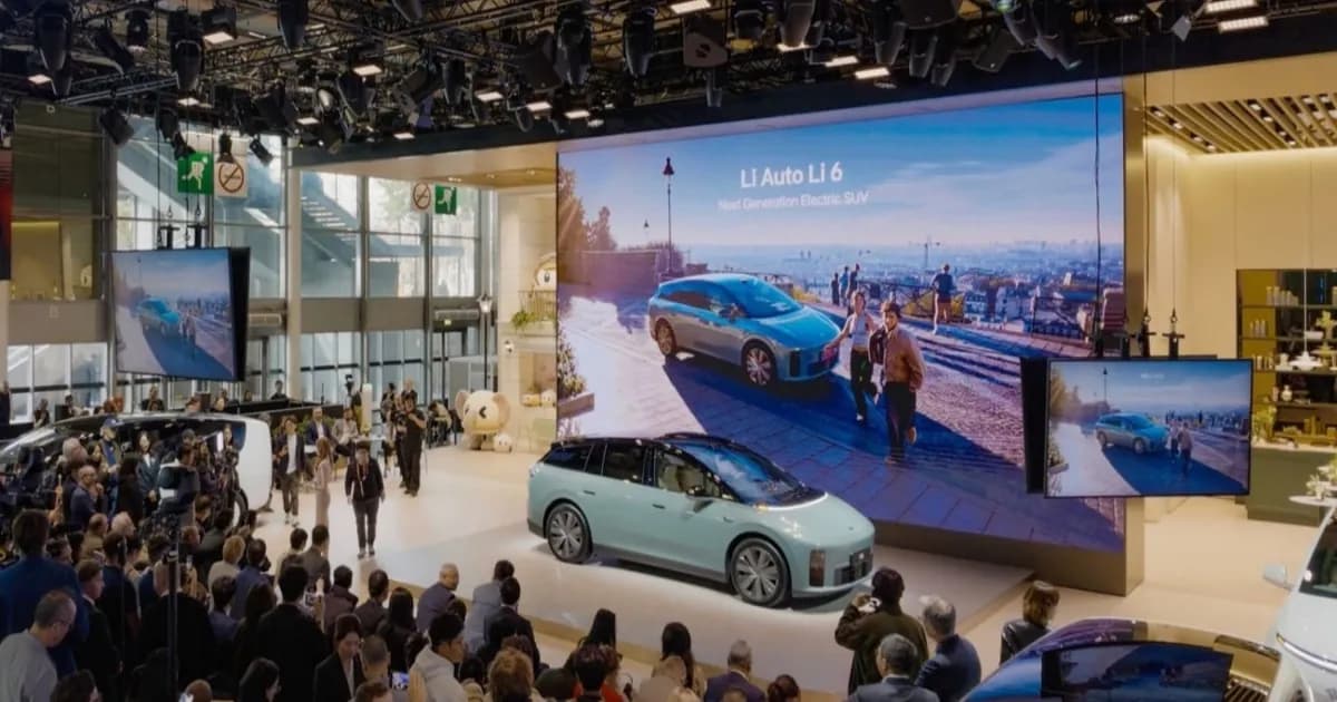 Li Auto i6 EV crossover tampil di Paris Auto Show 2026 sebagai Li 6 versi Eropa