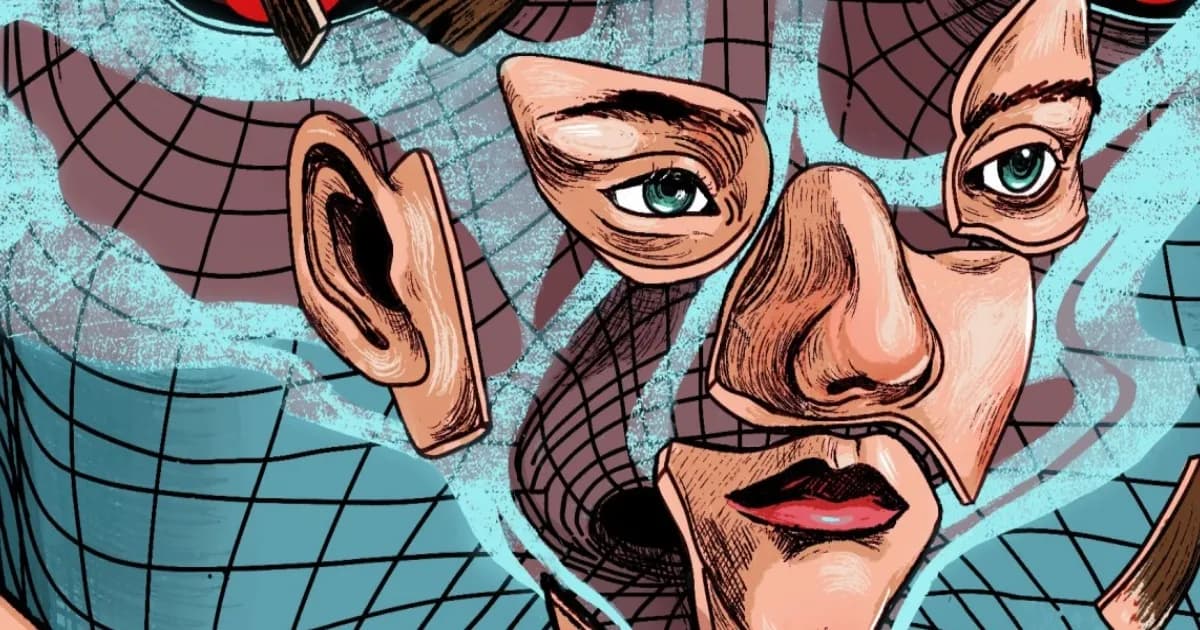 Ilustrasi arsip digital startup yang dijual ke laboratorium AI sebagai data pelatihan