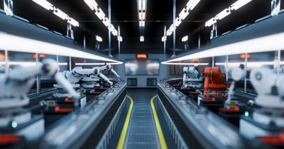 Pendiri Industrial Next mempresentasikan teknologi robot AI di Startup Battlefield TechCrunch Disrupt 2026