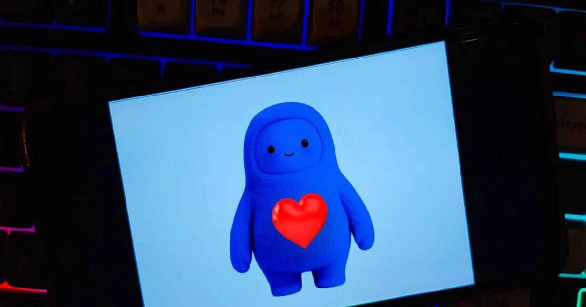 Meta's Muse AI agent on a smartphone with a heart.