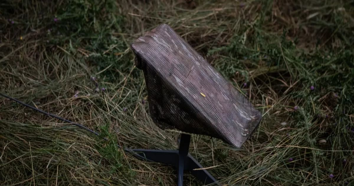 Terminal satelit Starlink Starshield yang digunakan untuk komunikasi militer di Ukraina