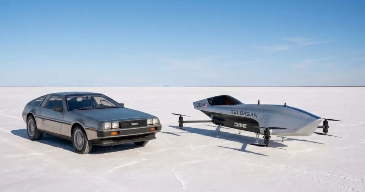 DeLorean masuk Airspeeder sebagai konstruktor balap eVTOL musim internasional pertama