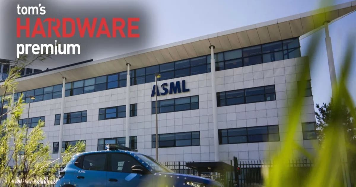 Ilustrasi sistem litografi EUV ASML yang menjadi kunci produksi chip AI dan semikonduktor canggih