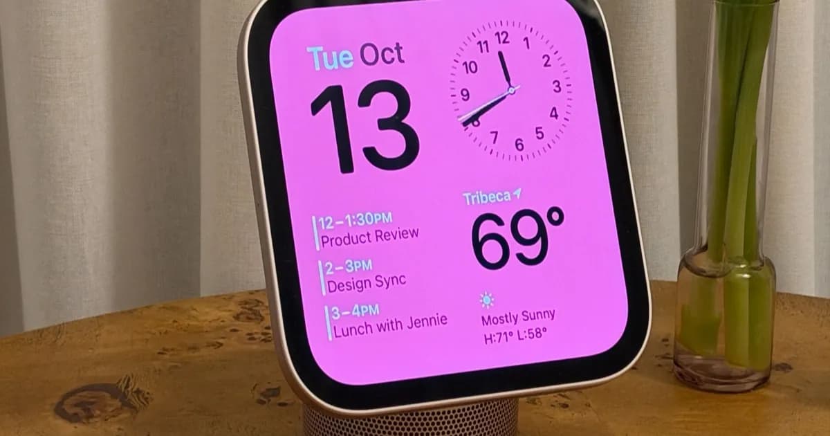 Apple HomeView dengan layar sentuh 7 inci dalam versi tabletop
