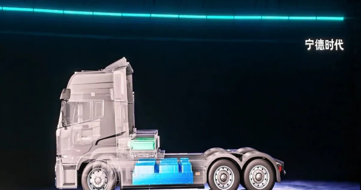 Teknologi Dual-Electric Range Extender CATL untuk truk berat listrik dengan baterai swappable dan range extender