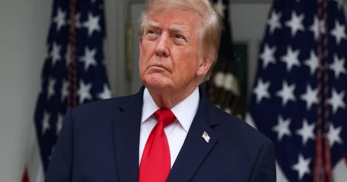 Presiden Amerika Serikat Donald Trump saat mengumumkan kebijakan terkait data center AI dan biaya listrik