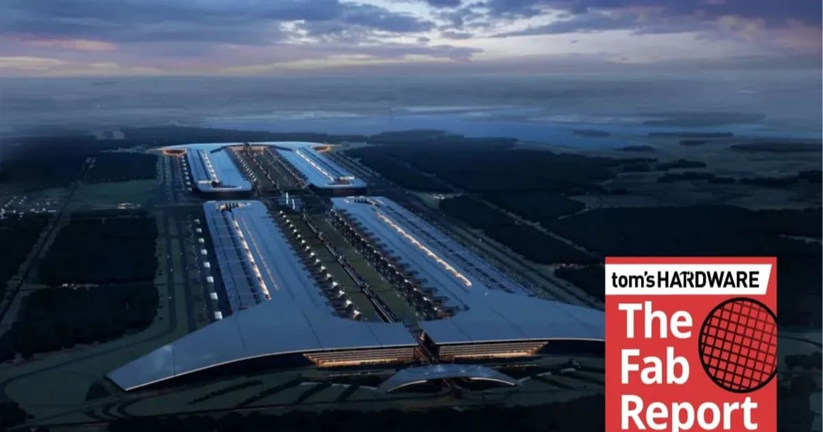 Fasilitas manufaktur chip Terafab milik Elon Musk di Gibbons Creek, Texas