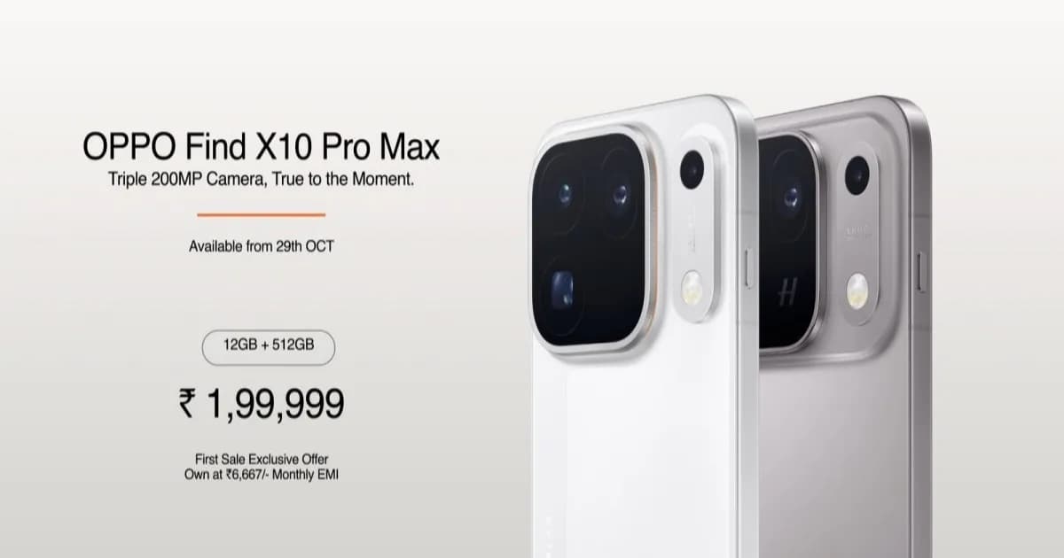 Oppo Find X10 Pro Max resmi meluncur di India dengan baterai 8.000mAh