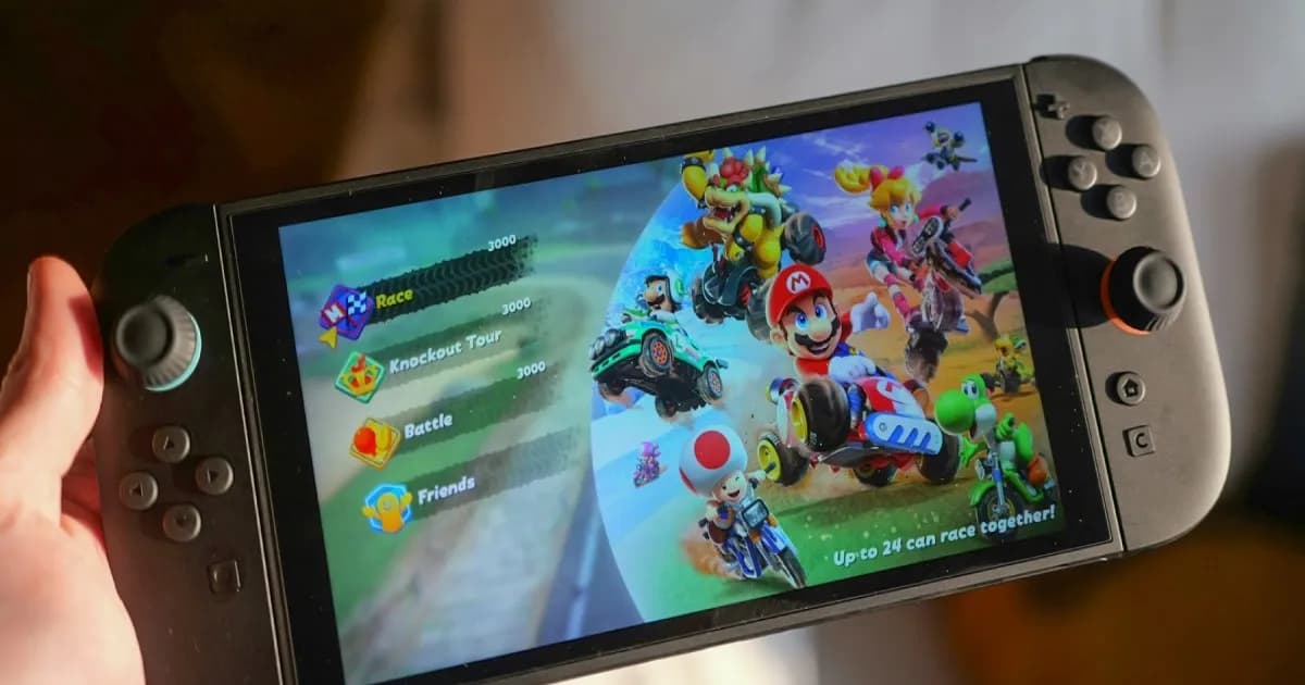 Ilustrasi proyek nxnative yang menjalankan game Nintendo Switch secara native di iPhone dan Mac