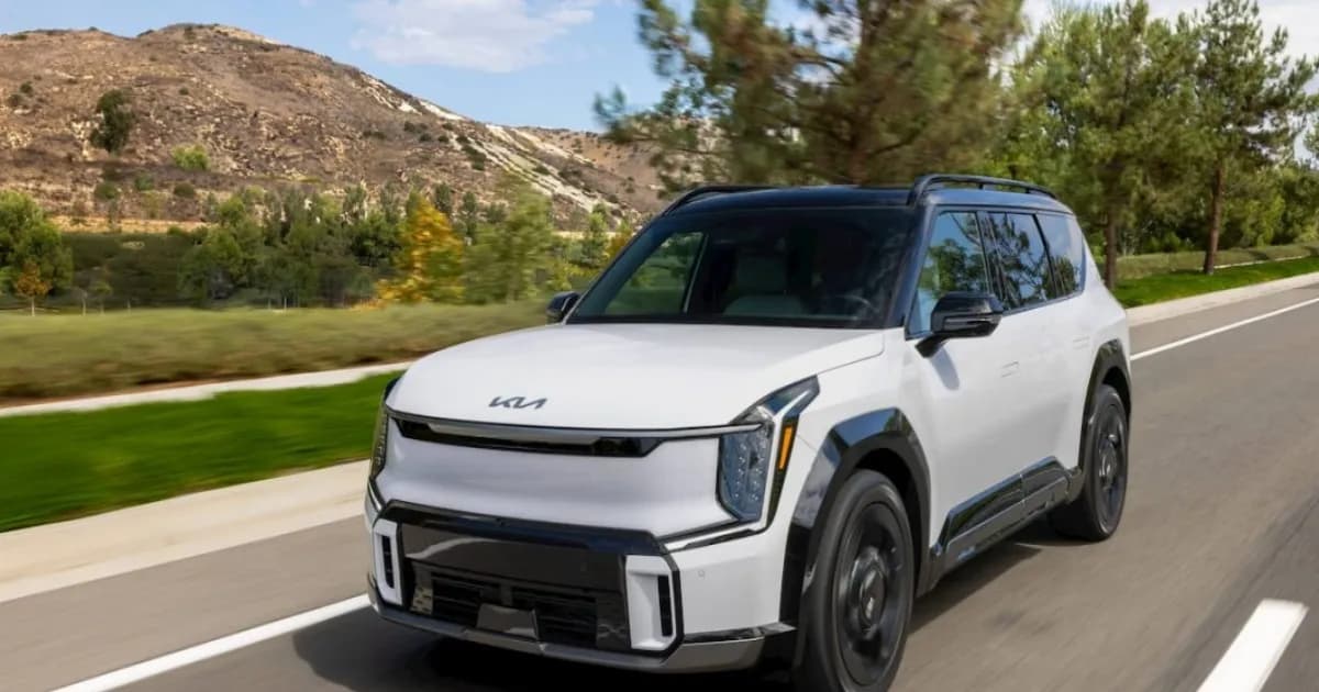 Kia EV9 2027 dengan daftar harga dan tampilan eksterior SUV listrik tiga baris