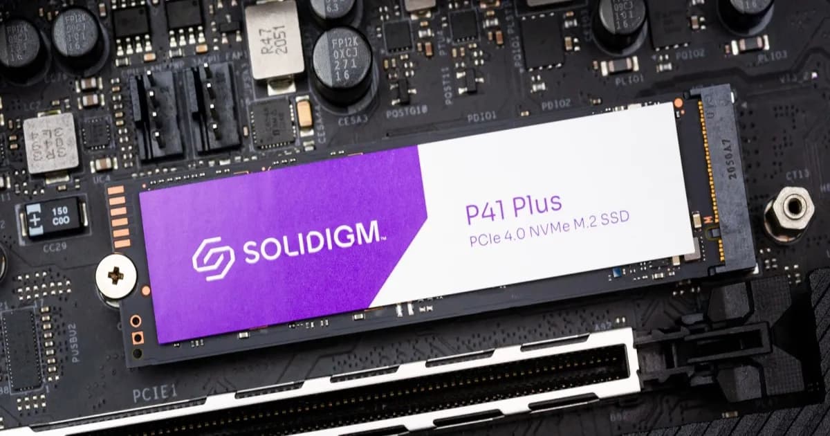 Ilustrasi pabrik chip Solidigm dan SK hynix di Amerika Serikat