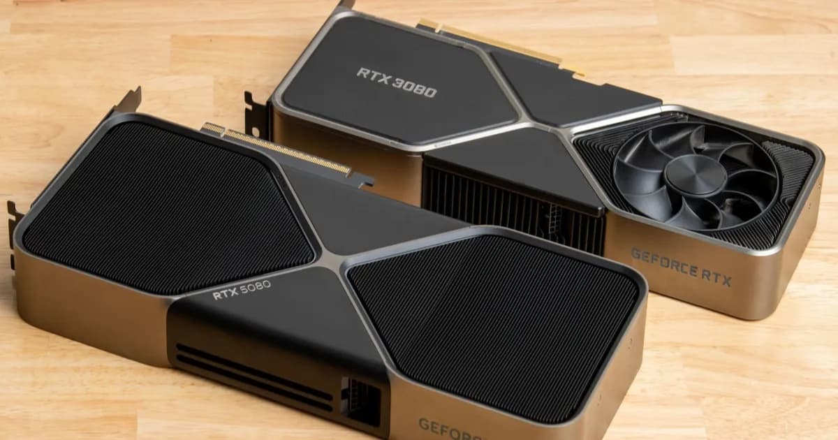 Kartu grafis Nvidia GeForce RTX 5080 dengan harga yang melonjak setara RTX 5090 saat peluncuran.