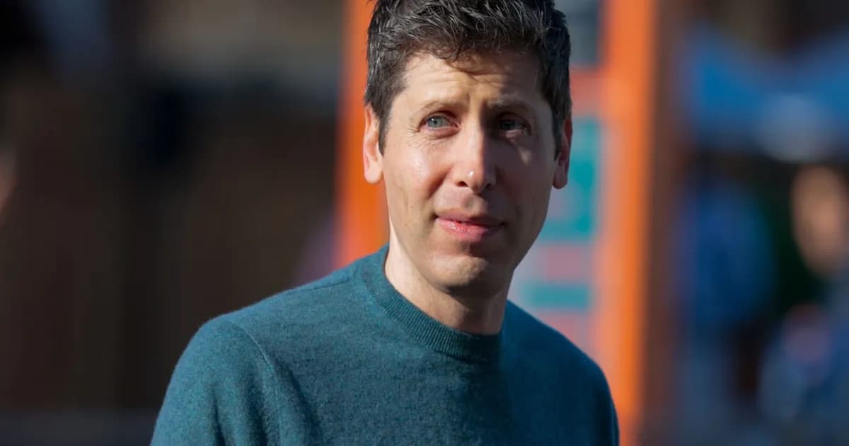 CEO OpenAI Sam Altman saat memberikan pernyataan dalam wawancara