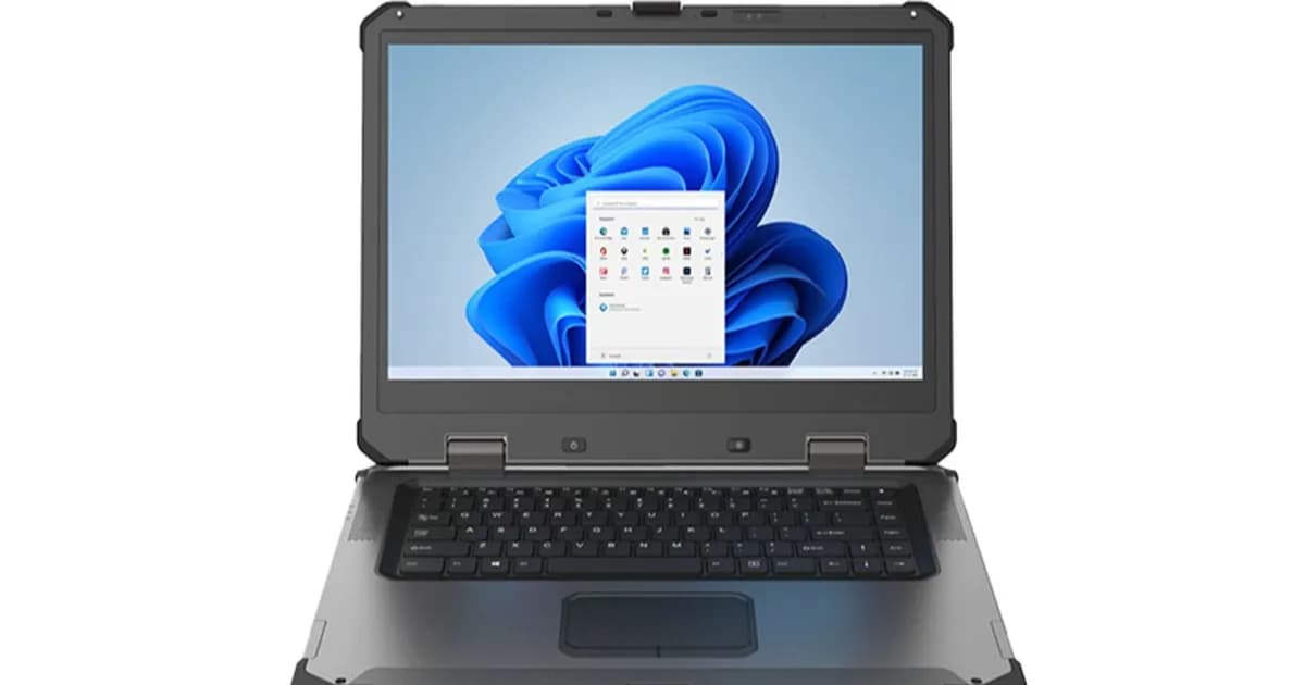 Laptop tangguh DT Research LT365PA dengan layar 15,6 inci dan grafis Nvidia
