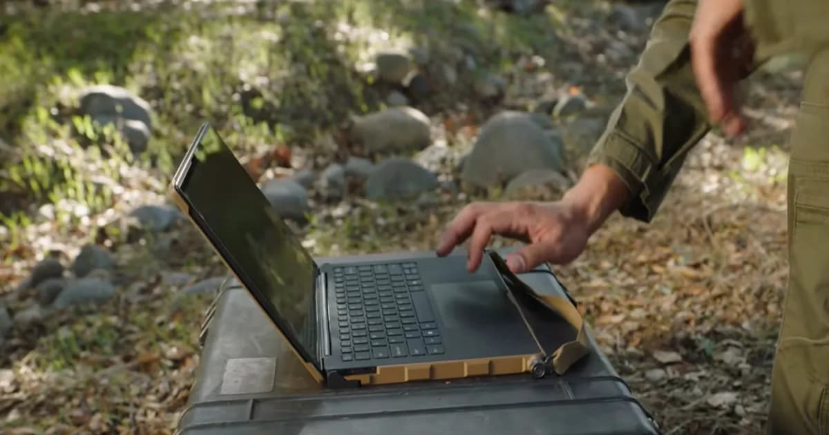 Laptop Anduril BlueChip dengan prosesor Qualcomm Snapdragon X Series