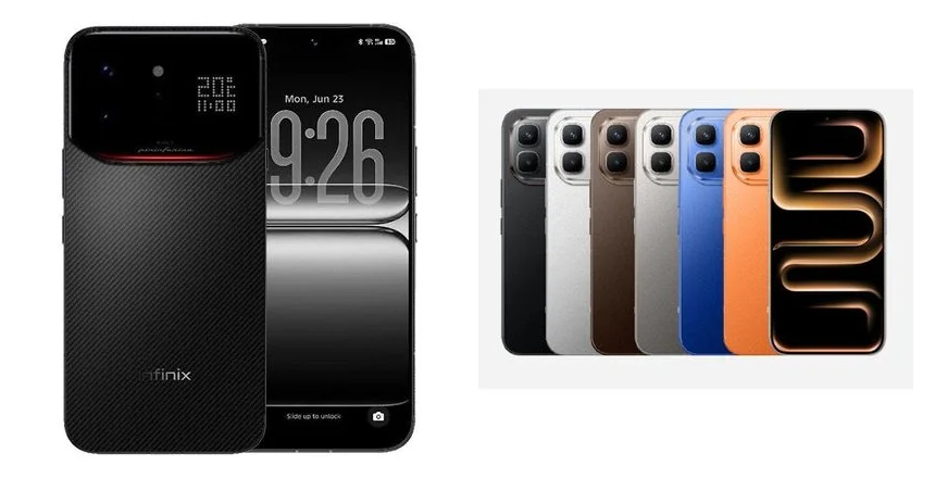 Infinix Note 60 Ultra dan Infinix Note 60 Pro berdampingan