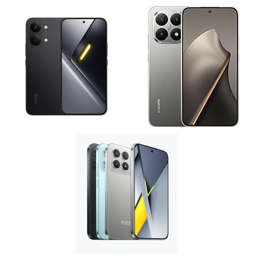 POCO X8 Pro Max vs Xiaomi 15T vs POCO F8 Pro