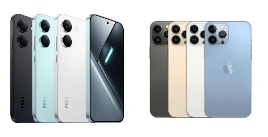 POCO X8 Pro vs Apple iPhone 13 Pro Max