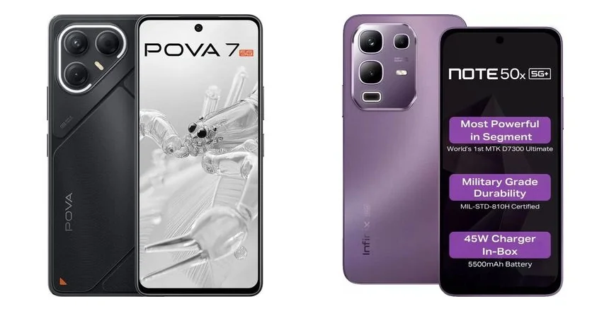 Tecno Pova 7 5G vs Infinix Note 50x 5G