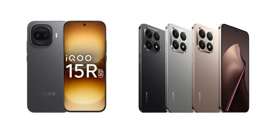 Perbandingan desain vivo iQOO 15R dan Xiaomi 15T