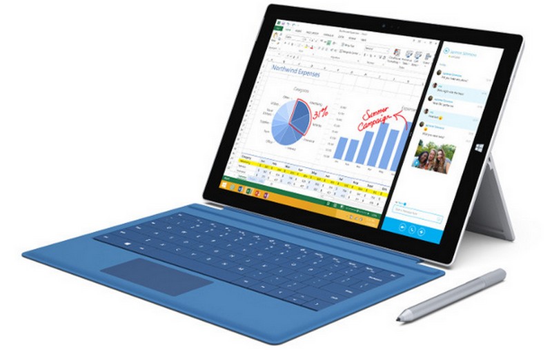 Microsoft Surface Pro 3 dengan layar 12 inci