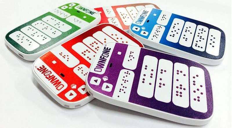OwnFone, ponsel dengan huruf Braille