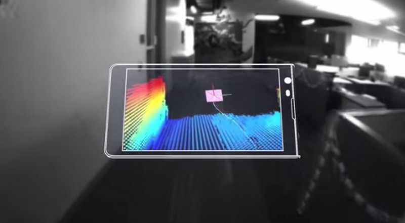 Tablet 3D Google Project Tango
