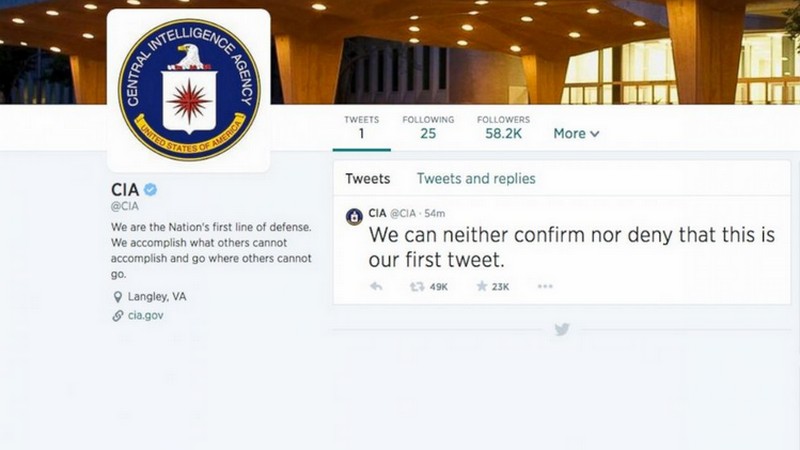 Akun Twitter CIA