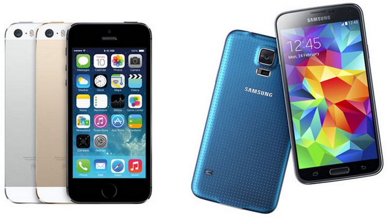 iPhone 5s vs Galaxy S5