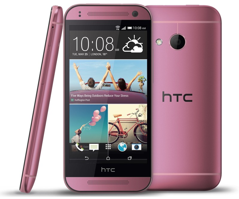 Yeah, HTC One Mini 2 Kini Tersedia Dalam Warna Pink